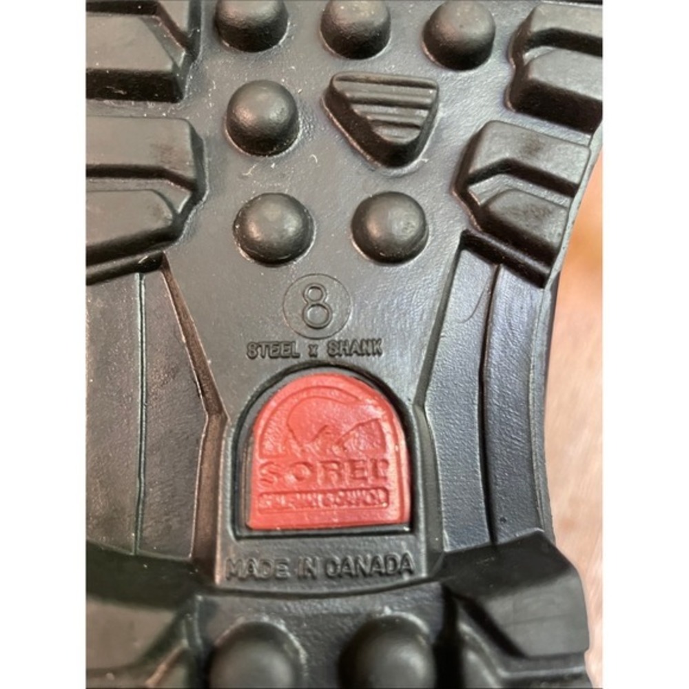 Sorel Winter Boots Ripstop Nylon Rubber Shell Size 8 Vintage Made in Canada - Picture 2 of 16